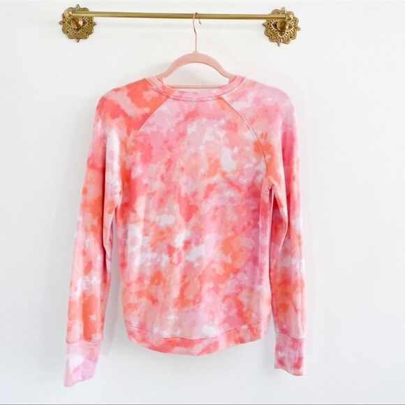 Athleta Pink Tie Dye Mindset Sweatshirt Modal M - Picture 4 of 6